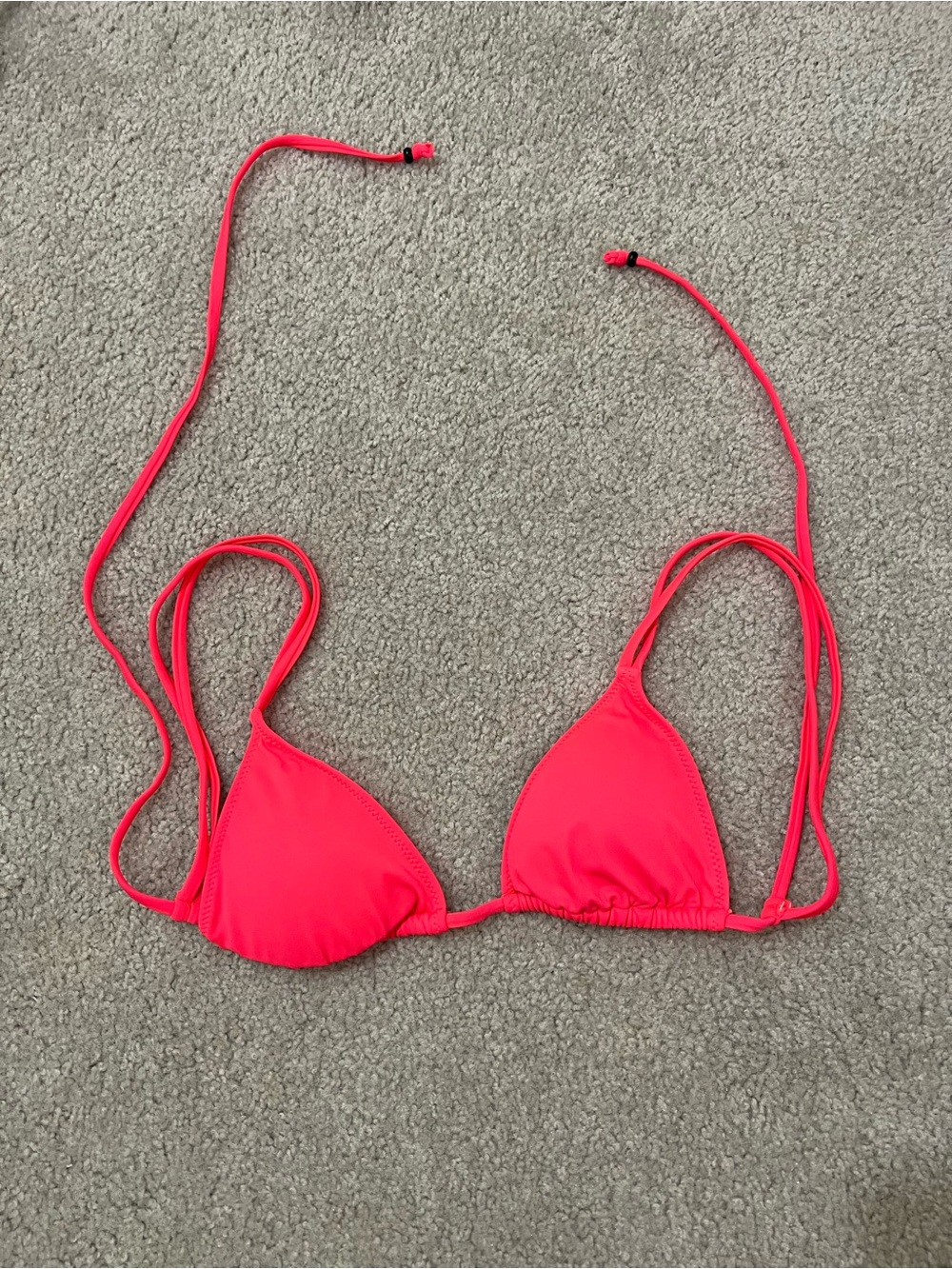 White Fox Swim Bikini Top Small